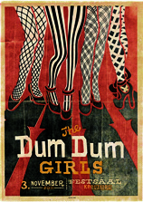 Konzertposter Dum Dum Girls
